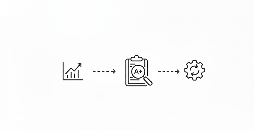 Track and grow illustration